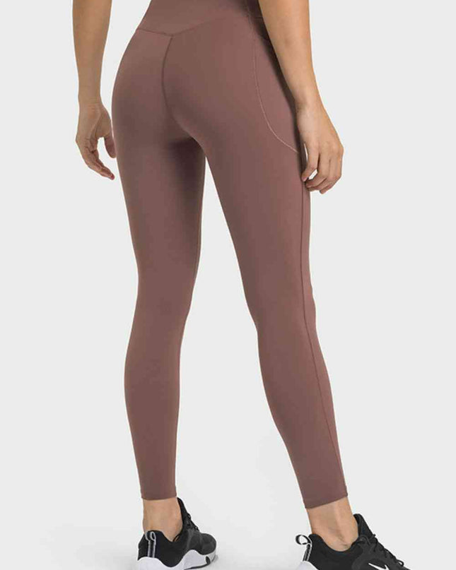 V-Waist Yoga Leggings with Pockets