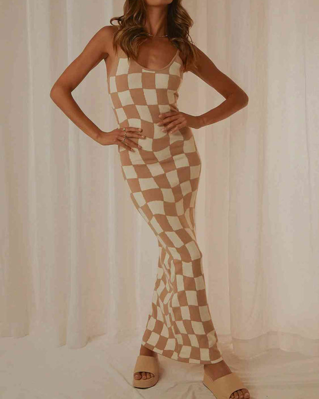 Spaghetti Strap Maxi Sweater Dress