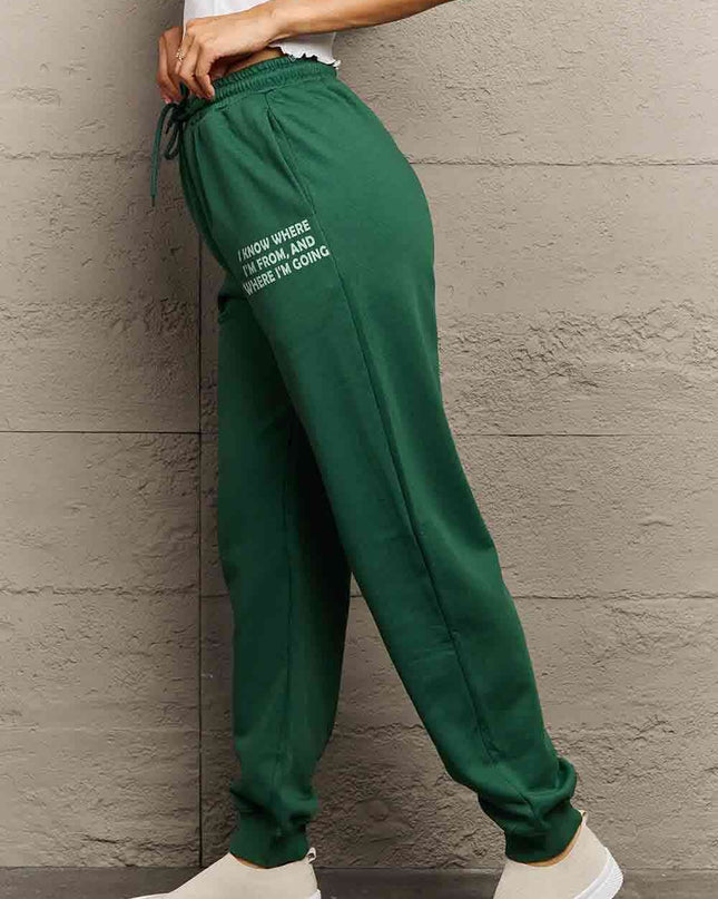 Simply Love Full Size BE YOUR OWN SUN Graphic Sweatpants