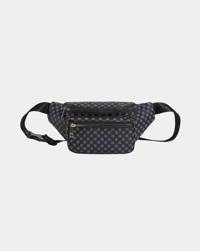 Printed PU Leather Sling Bag