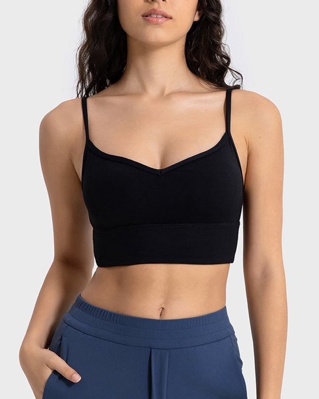 Spaghetti Strap Sport Bra