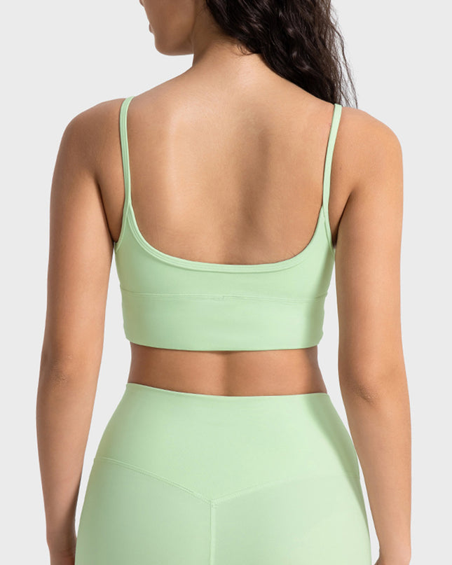 Spaghetti Strap Sport Bra