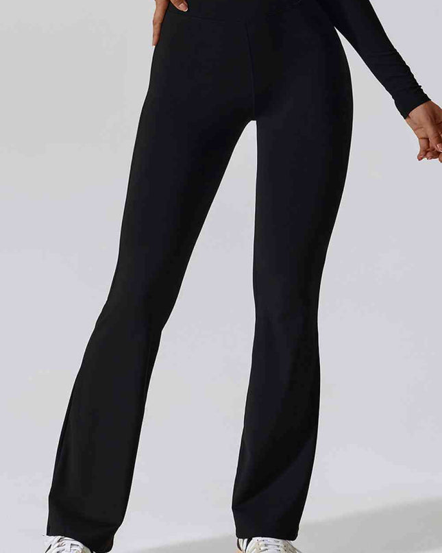Slim Fit High Waist Long Sports Pants