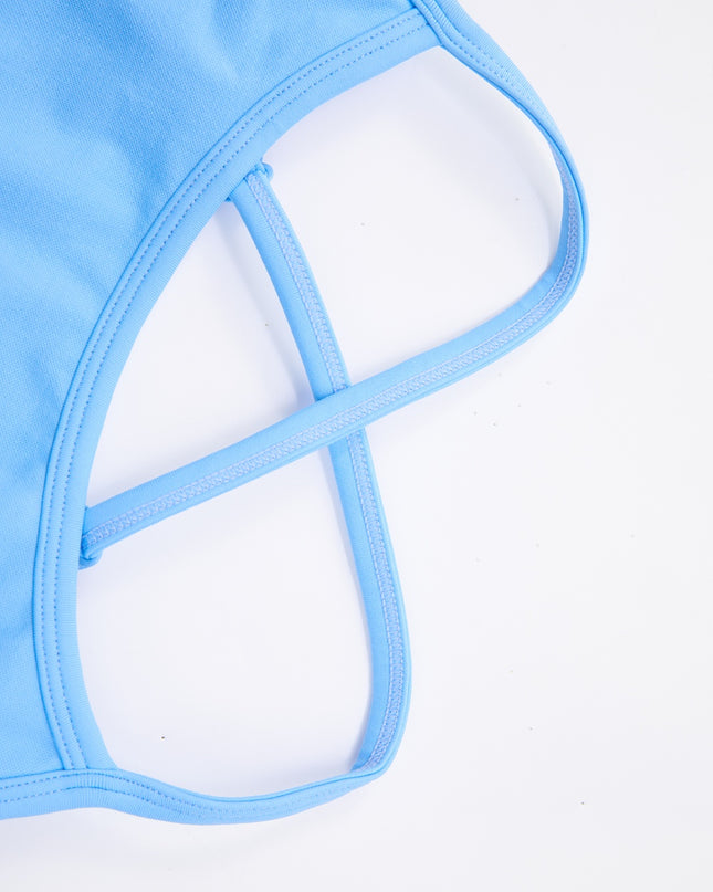 Crisscross Spaghetti Strap Active Cami