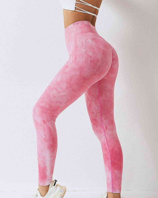 High Waist Tie-Dye Long Sports Pants