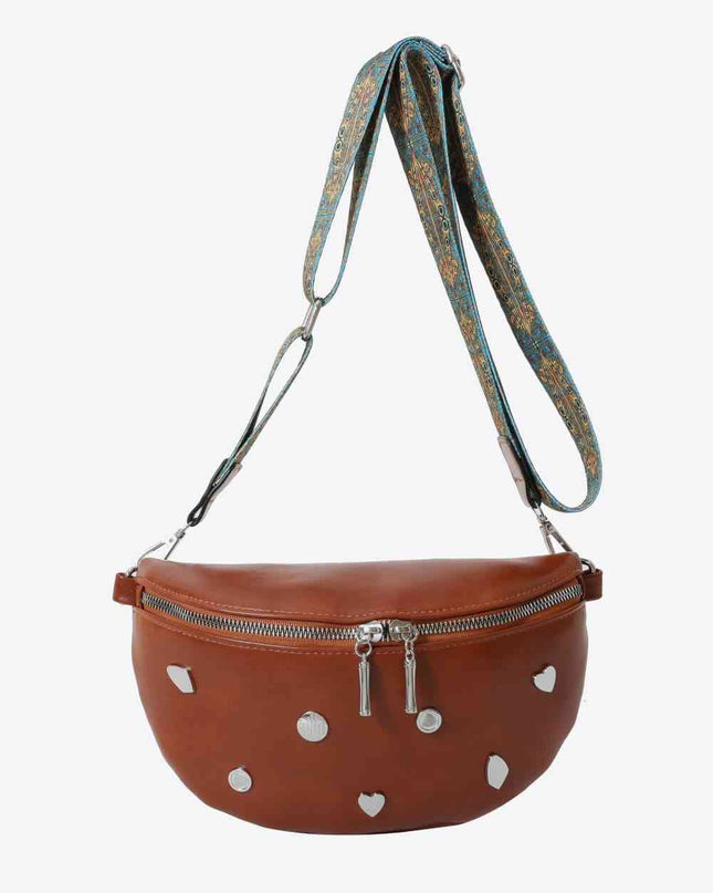 PU Leather Sling Bag