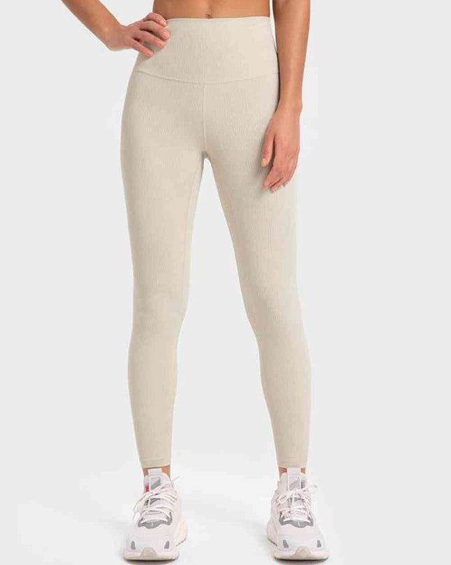 Highly Stretchy Wide Waistband Yoga Leggings