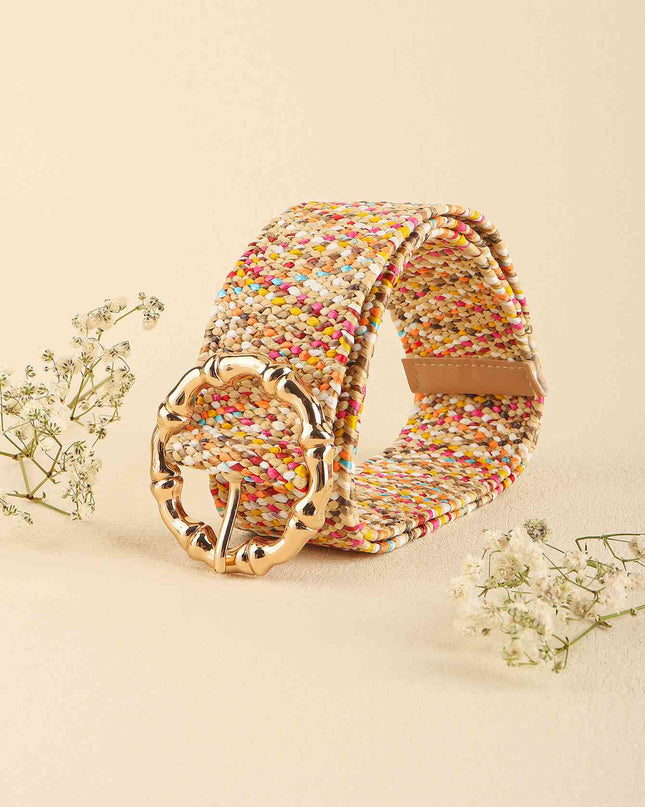Multicolored Wide Belt