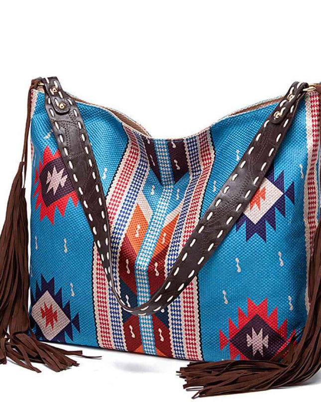 Geometric Canvas Tote Bag
