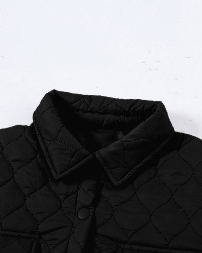 Snap Down Collared Winter Coat