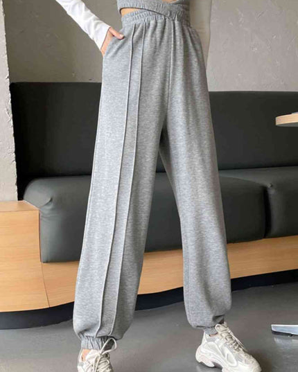 Crisscross Long Sweatpants