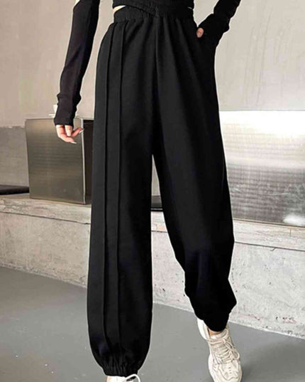 Crisscross Long Sweatpants