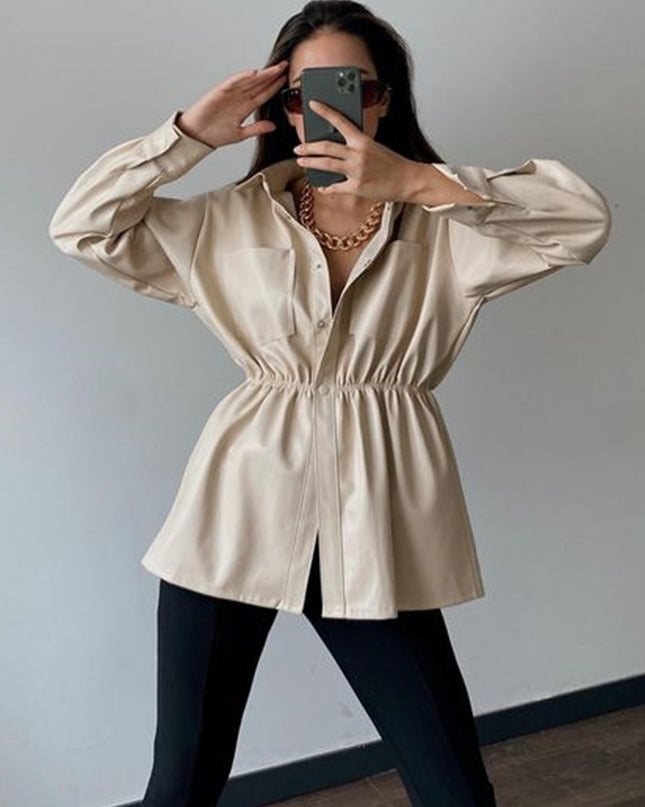 Snap Down Collared Jacket