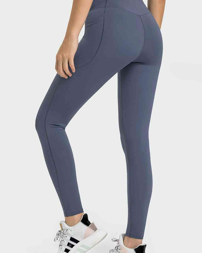V-Waist Yoga Leggings with Pockets