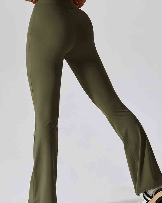 Slim Fit High Waist Long Sports Pants