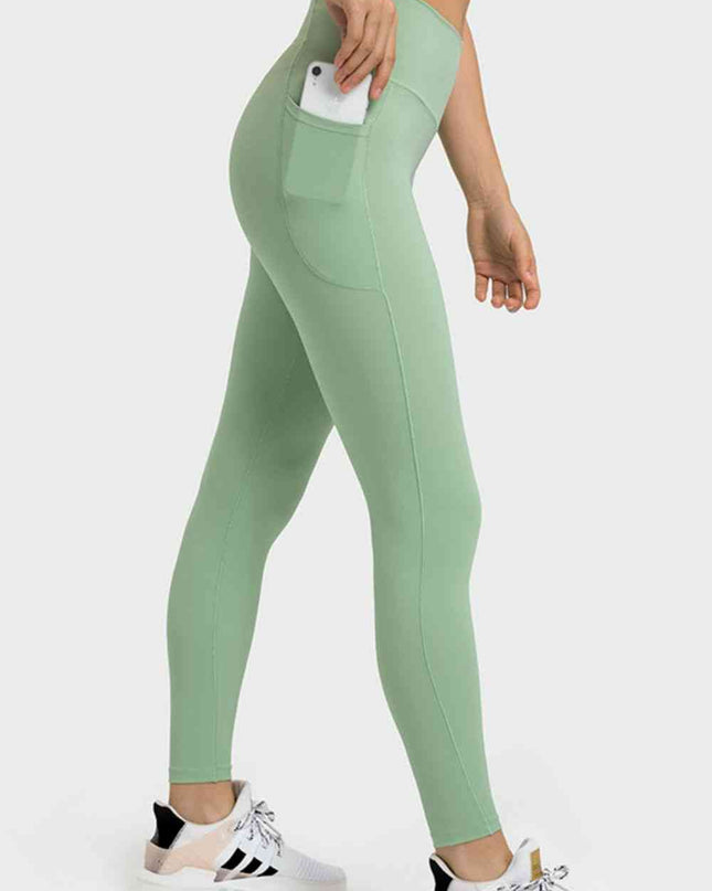 V-Waist Yoga Leggings with Pockets