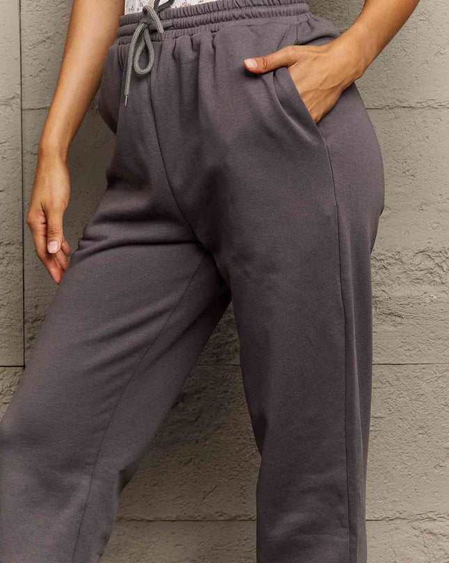 Simply Love Full Size Drawstring Sweatpants