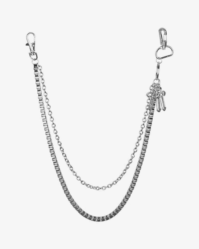 Double-Layered Cross Waist Chain