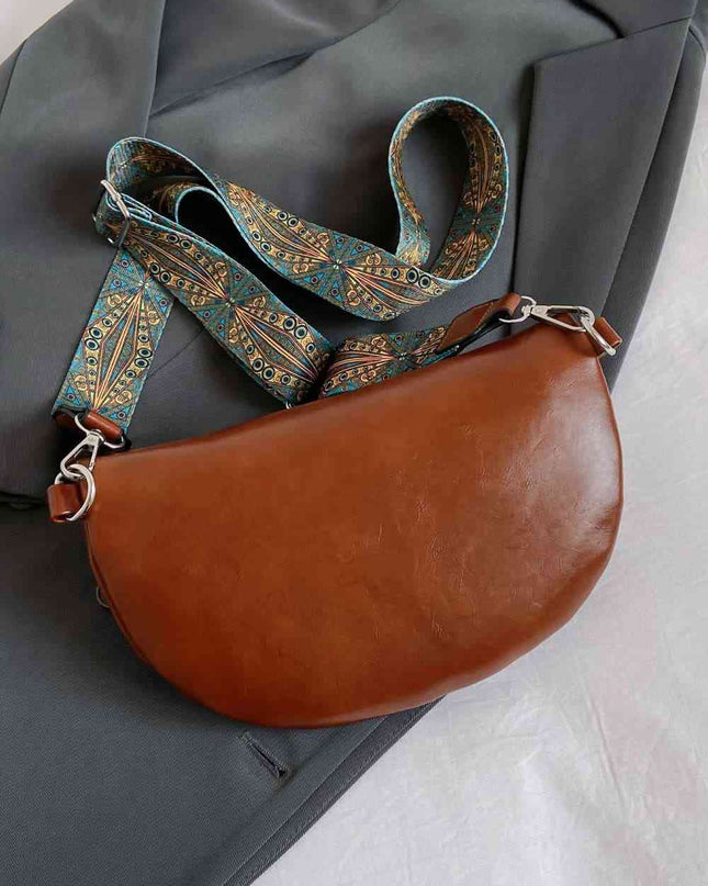 PU Leather Sling Bag