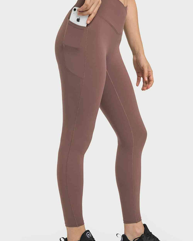 V-Waist Yoga Leggings with Pockets