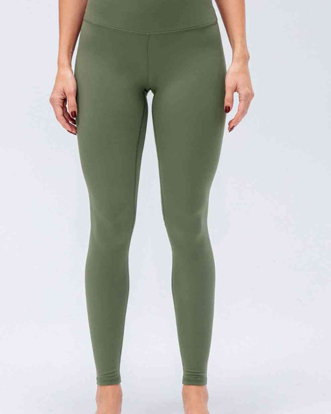 Wide Waistband Slim Fit Active Leggings