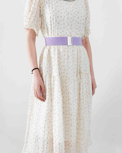 Alloy Buckle Elastic Belt